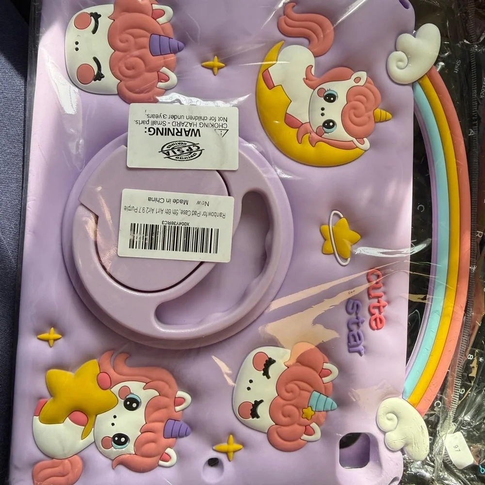 unicorn purple iPad 5th/6th Generation Case iPad Air 1st/2nd Gen 9.7